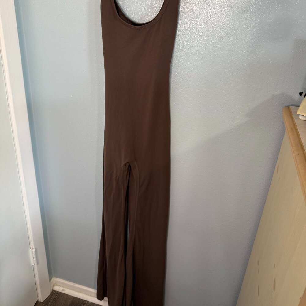 Small Brown Flare Body Suit